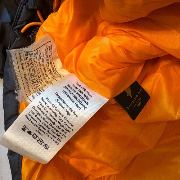 Eddie Bauer Men’s EverTherm Down Hooded Jacket Grey Size 2XL - Picture 5 of 10